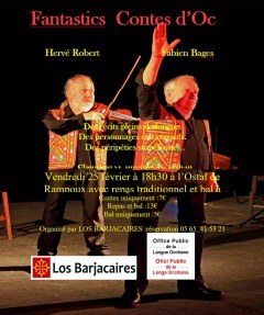 Soirée spectacle à l'Ostal de Rampoux : Los Barjacaires