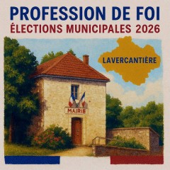 Profession de foi pour les élections municipales 2026