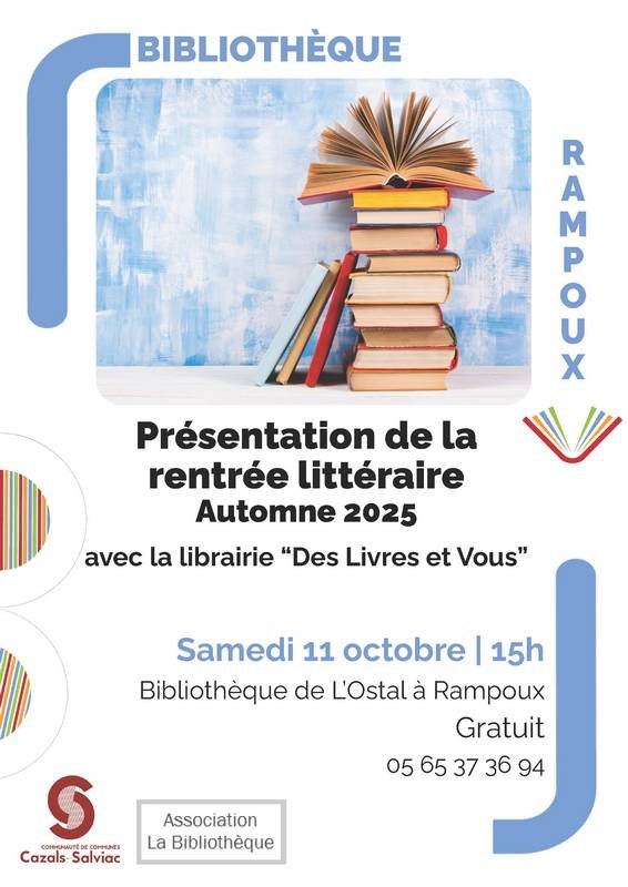 Animations biblio 11 octobre 2025 : Frédéric Landes