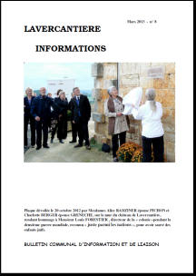 Bulletin d'information et de liaison de Lavercantière